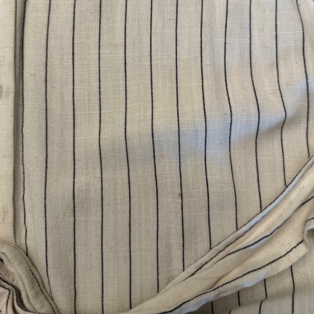 Marissa‎ Webb Collective Tie Waist Linen Midi Dress women size 14 EUC RtR - Picture 15 of 16